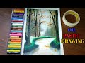 Beautiful  drawing with Oil Pastels ll
