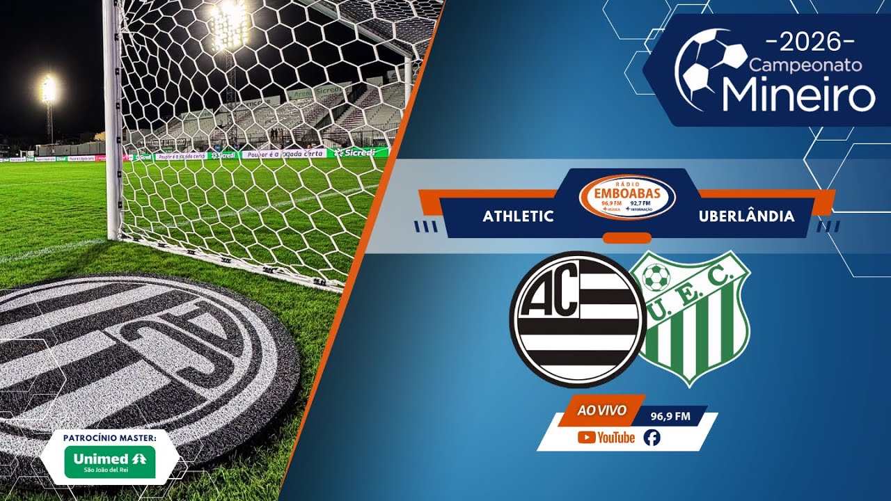 CAMPEONATO MINEIRO 2026 - ATHLETIC X UBERLÂNDIA - YouTube