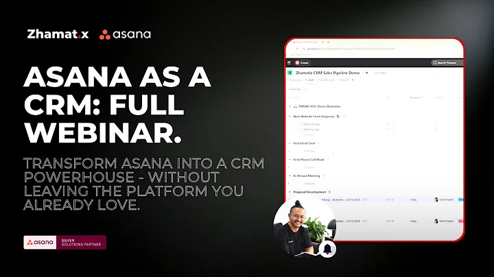 Asana as a CRM | Full Webinar