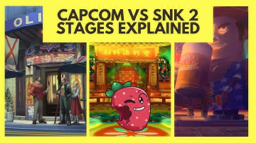 The Stages of Capcom vs SNK 2