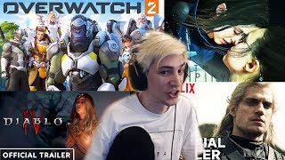 xQc Reacts to Overwatch 2 Cinematic | “Zero Hour” and Other Trailers! | xQcOW