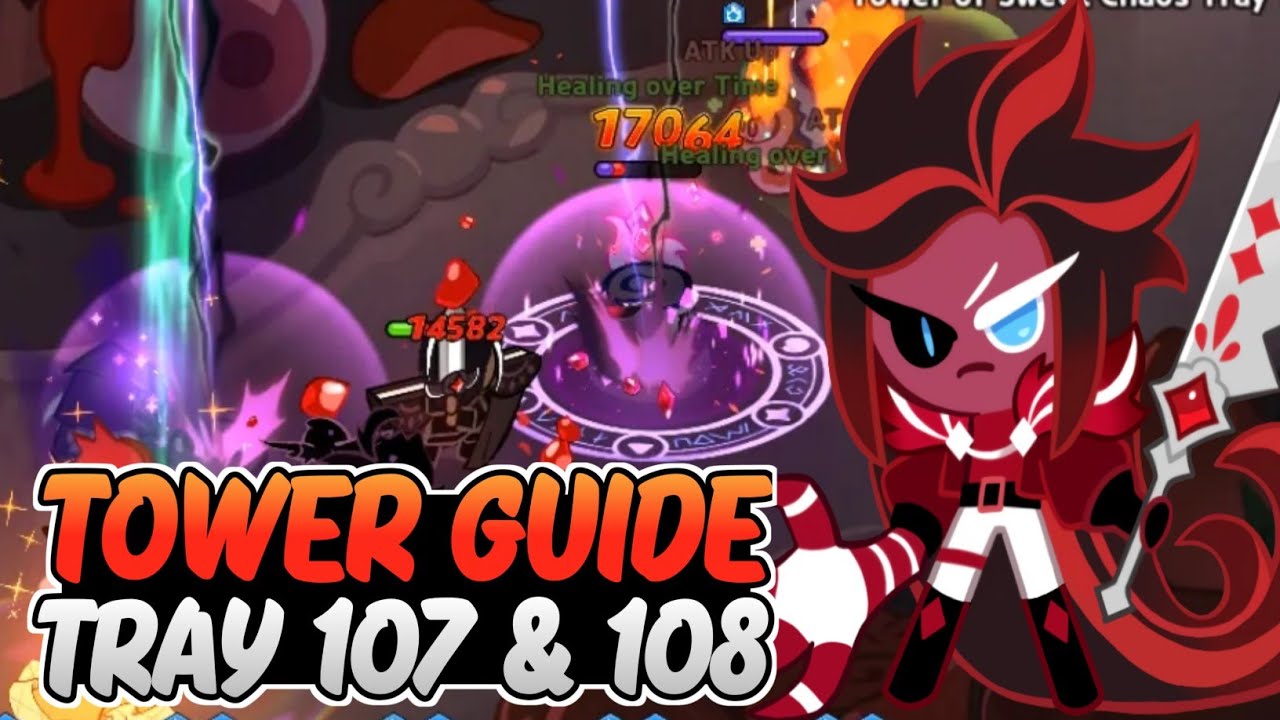 GUIDE TOWER OF SWEET CHAOS TRAY 107 DAN 108 - COOKIE RUN KINGDOM INDONESIA