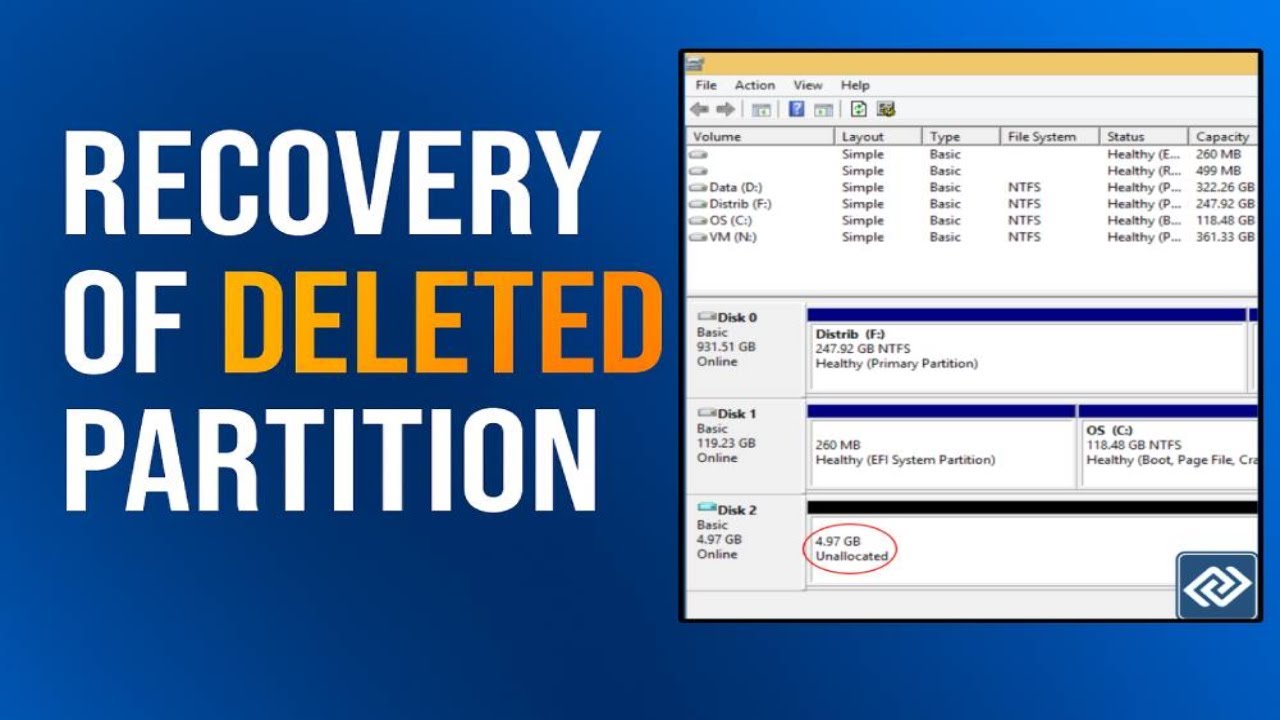 How to recover deleted partition with DMDE