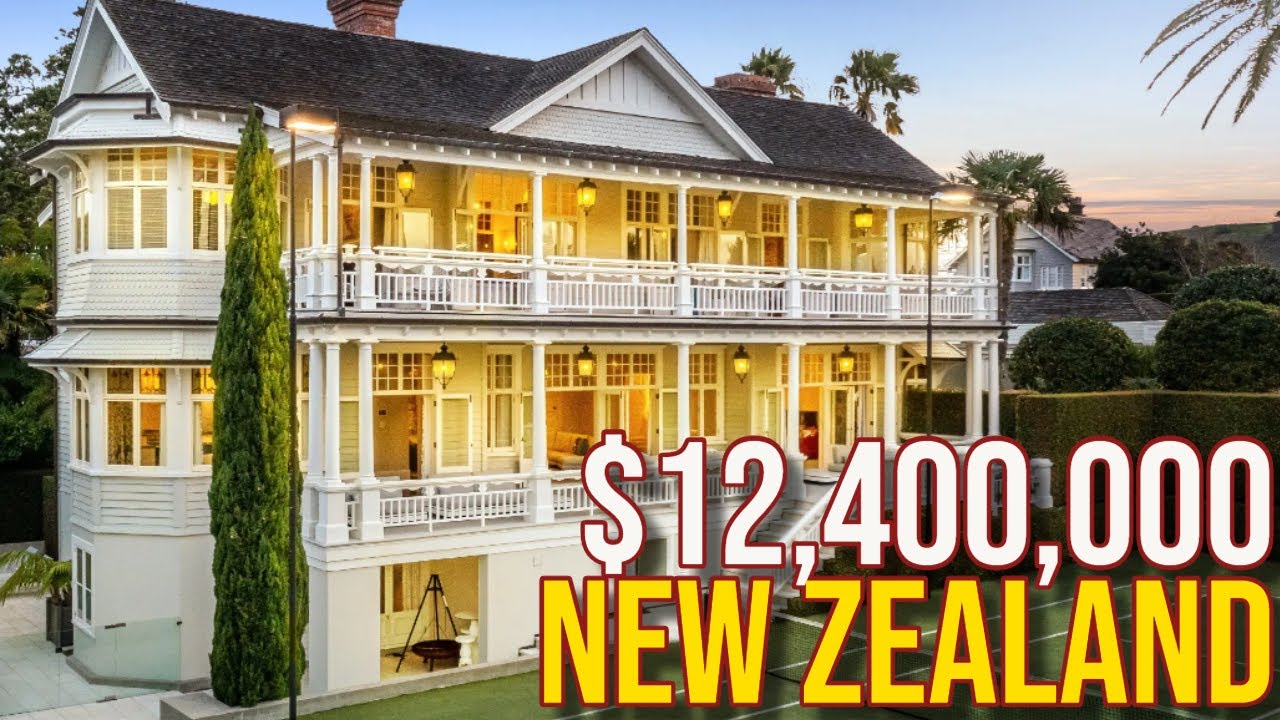 Inside $12,400,000 New Zealand Mega Mansion