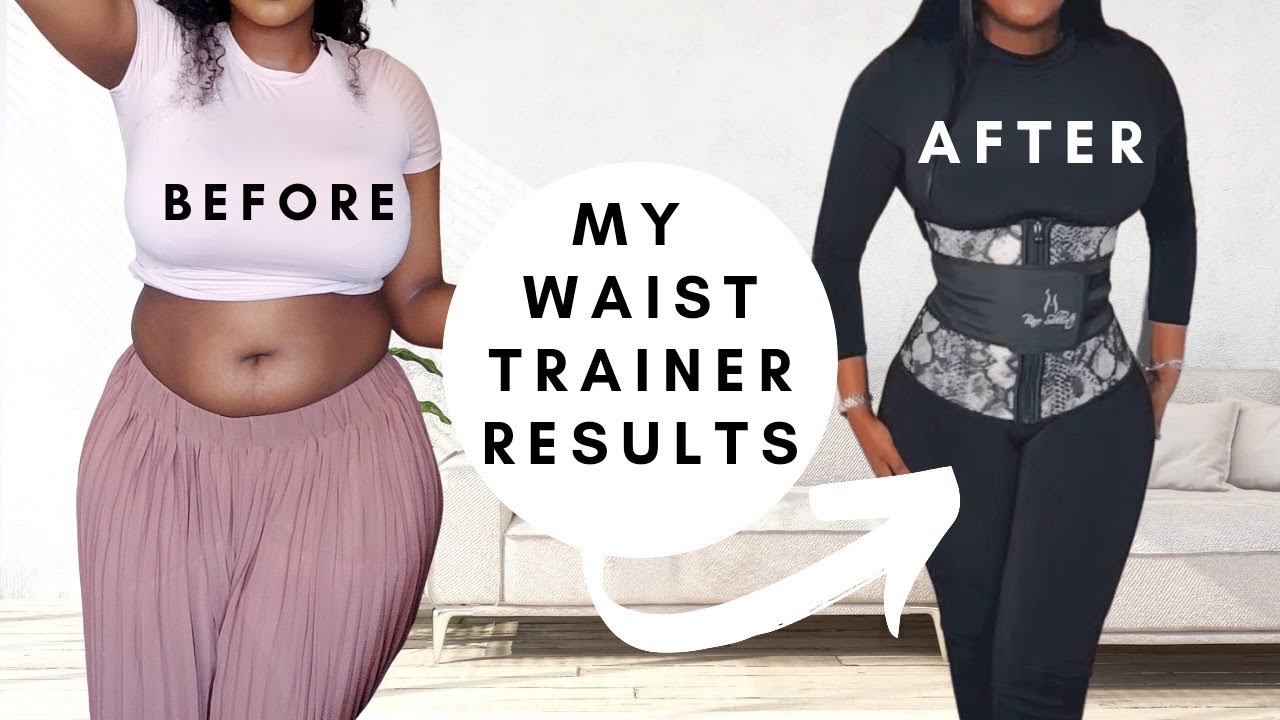 MY WAIST TRAINER RESULTS  Before and after 