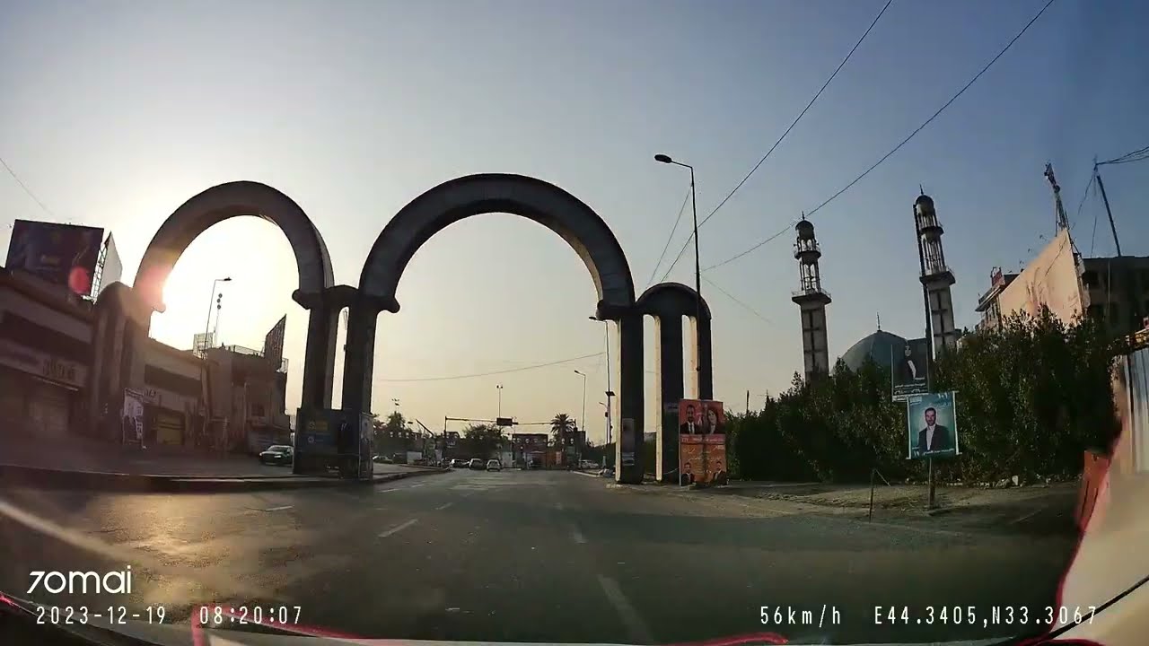 جولة الاسكان، المنصور، سيد الحليب، نفق الشرطة، الربيع، شارع المطار