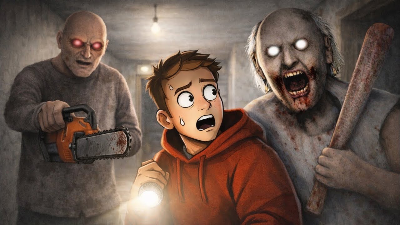 🔥 LIVE Gameplay of POSEDON GRANNY 1 Horror Escape! 👵☠