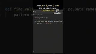 LeetCode 3436: Pandas Regex Solution 🐼🐍 #shorts