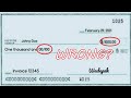 How to Write a Check For $1000 | Fill Out a Thousand Dollar Check Correctly