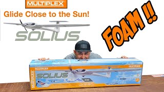 Multiplex Solius 2.16 meter RC Sailplane. Let's take a look!