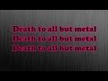 Steel Panther - Death To All But Metal Lyrics