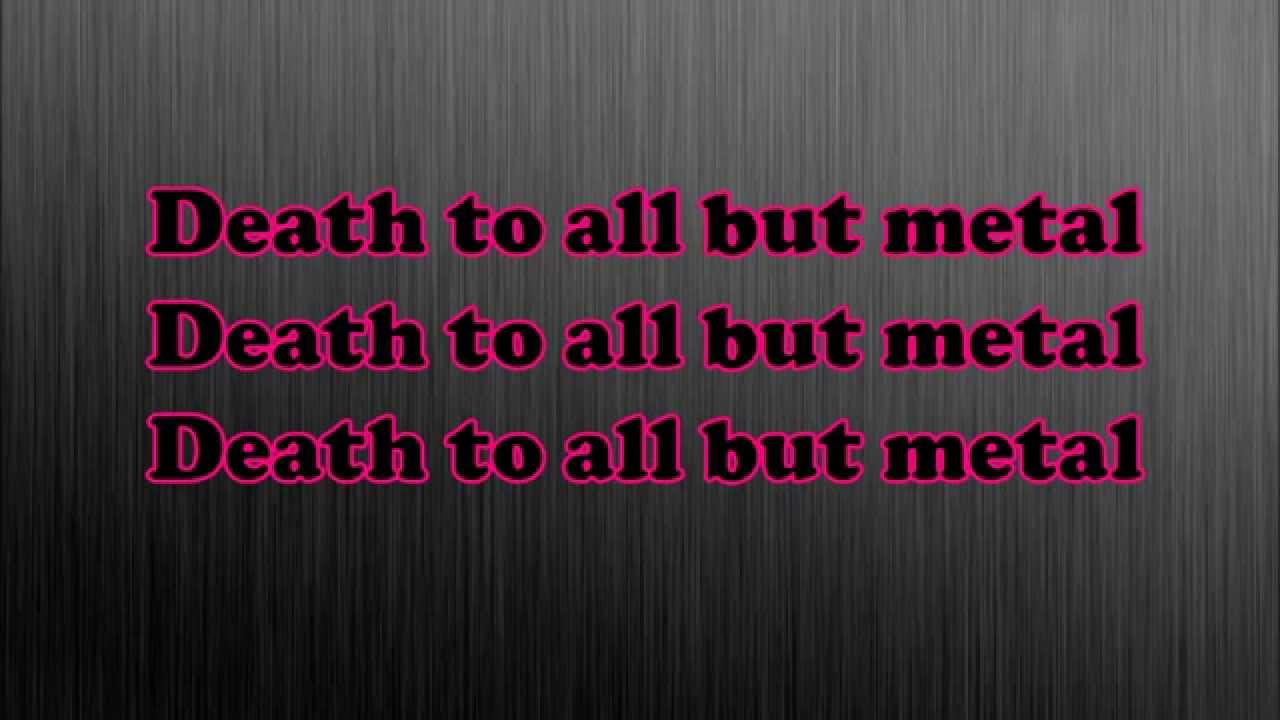 Steel Panther Death To All But Metal Lyrics YouTube