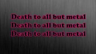 Steel Panther - Death To All But Metal Lyrics