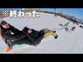 【ヤバい】初めて二人乗りで犬ぞりしたら大変なことになった... 【シベリアンハスキー】
