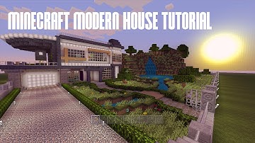 Minecraft Xbox 360 - Modern House Tutorial - House #1 (5/15)