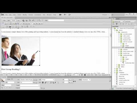 Dreamweaver tips tutorial replacing images in a web page