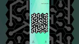 Level 1 on 8x8 hex board Twisted Pipes  logic game