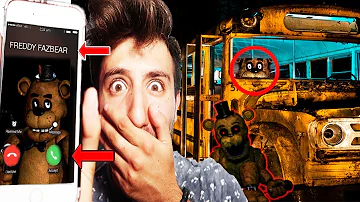 (FNAF IS REAL?!) CALLING FREDDY FAZBEAR ON FACETIME AT 3 AM | FREDDY CAME AFTER US ON THE SCHOOL BUS