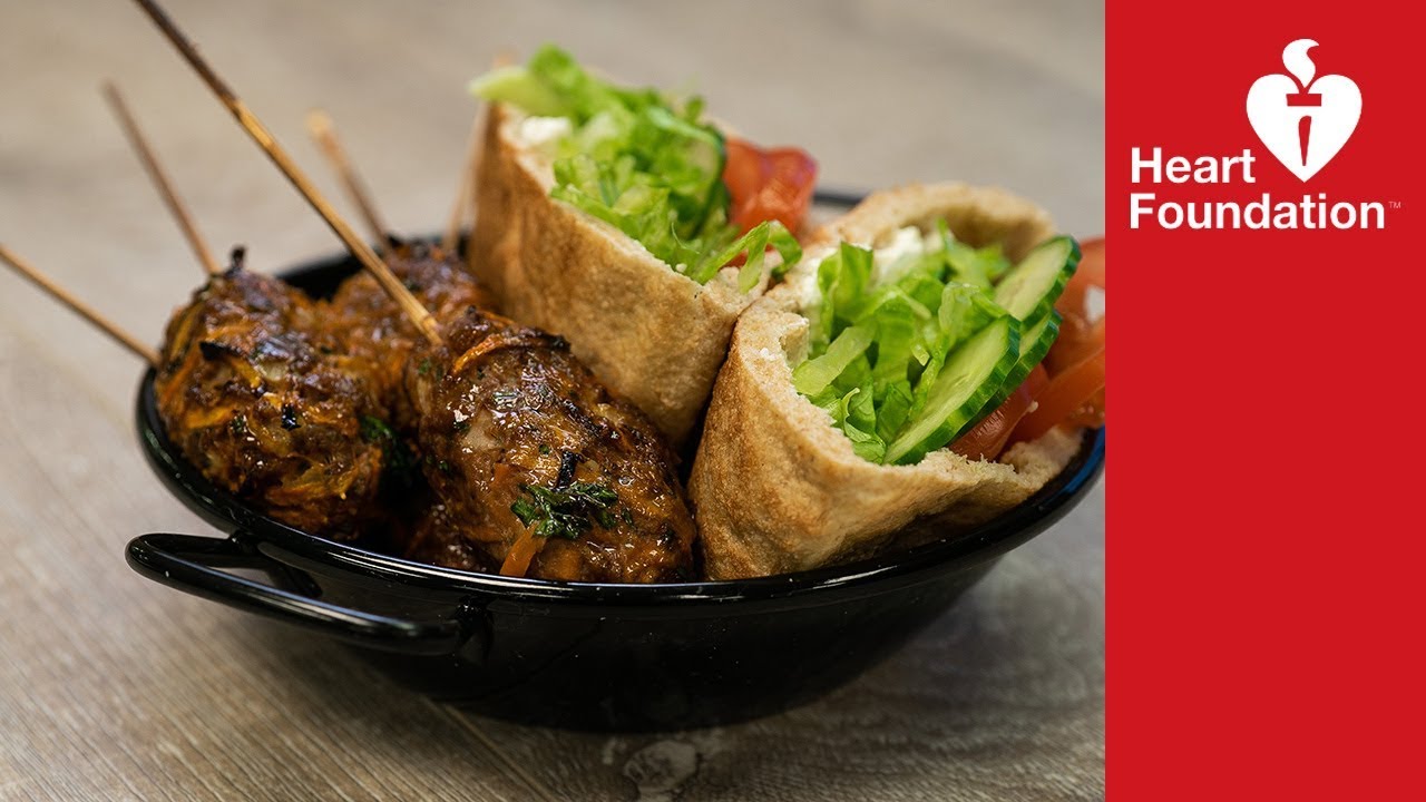 Grilled kofta recipe Heart Foundation NZ YouTube