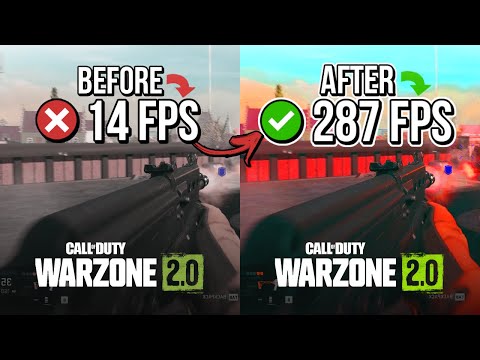 ? COD MODERN WARFARE 2 u0026 WARZONE 2.0: HOW TO BOOST FPS AND FIX FPS DROPS / STUTTER?| Low-End PC✔️