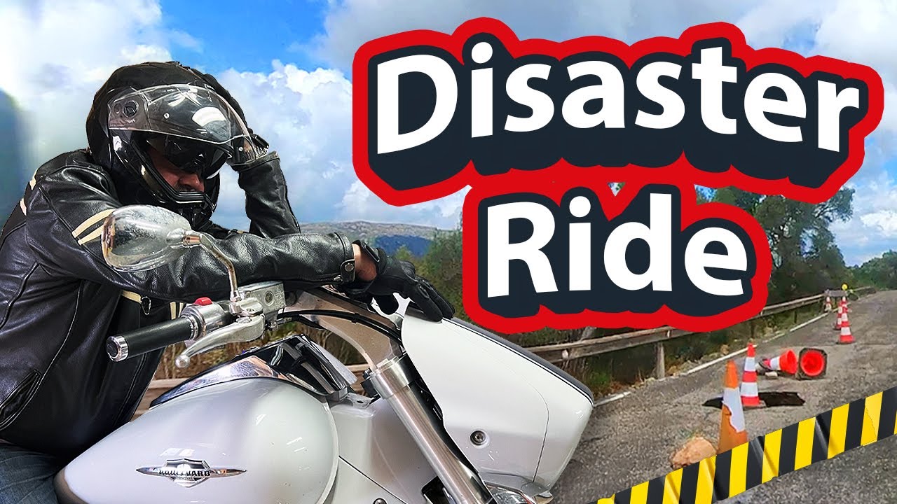 M109r - Disaster!   POV motorcycle ride