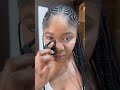 The perfect natural glam for tribal braids