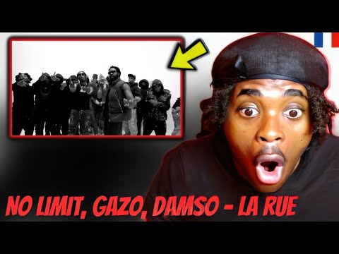 No Limit, Gazo, Damso - LA RUE (Clip officiel) | CANADIAN REACTION