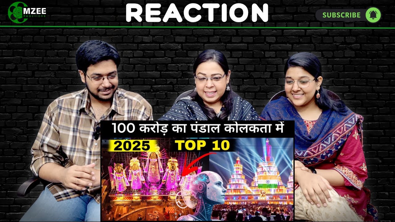 Top 10 BIGGEST Durga Puja Pandal in Kolkata | Durga Puja 2025 | Reaction!