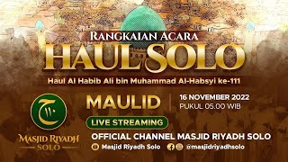 🔴LIVE HAUL SOLO - Maulid Haul al-Habib Ali bin Muhammad Al Habsyi ke-111 Nabawi TV