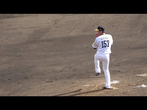 元カープ藤井皓哉が紅白戦で3者連続三振の大活躍！