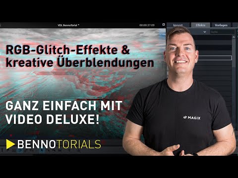 RGB-Glitch-Effekte und kreative Überblendungen in Video deluxe - BennoTorial