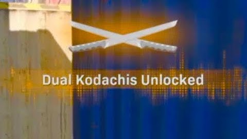 HOW TO UNLOCK DUAL KODACHIS! Samurai Swords! MELEE WEAPON in MODERN WARFARE! UNLOCKING DUAL KODACHIS