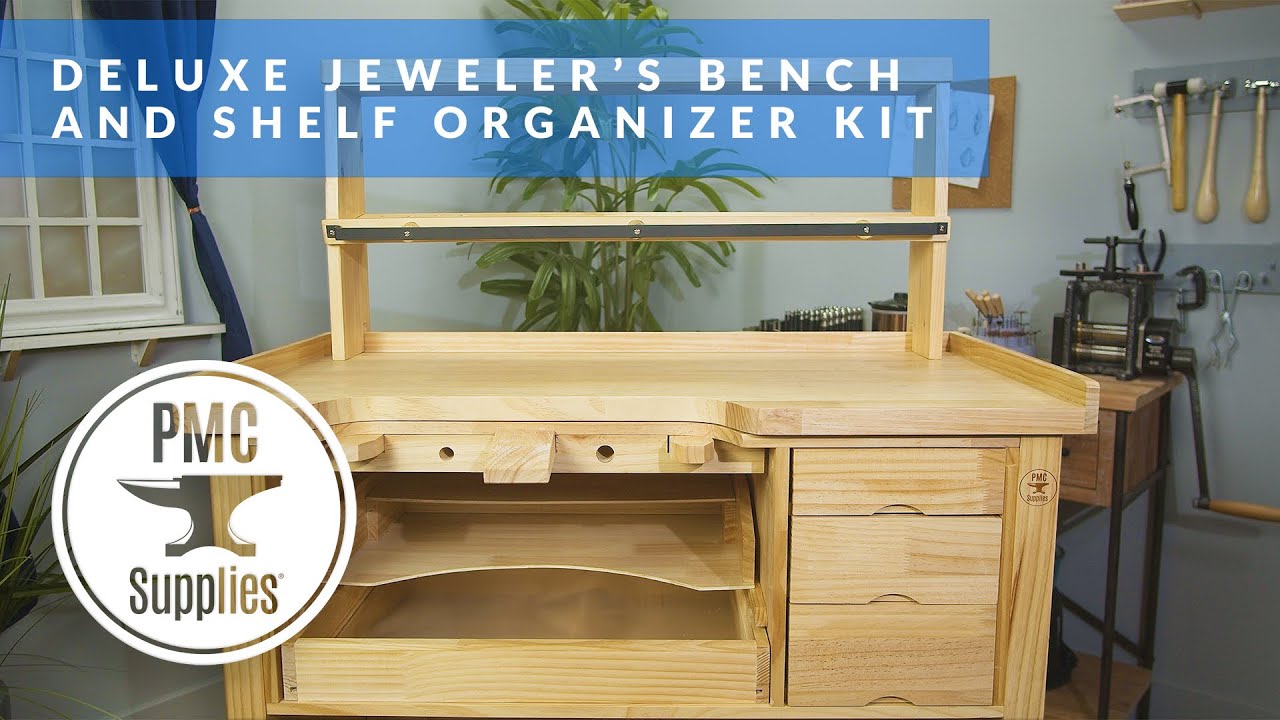 PMC Deluxe Jeweler's Bench and Shelf Organizer YouTube