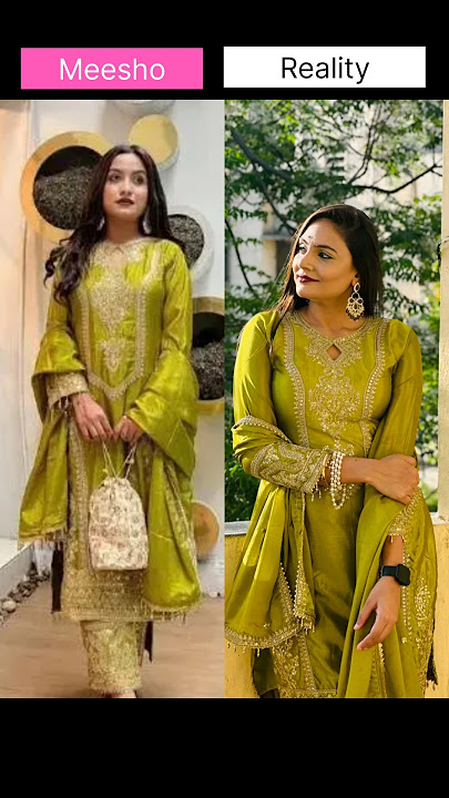 Meesho v/s Reality trending dress#meesho#meeshohaul#meesho#vs#reality#fashion #womensclothing#dress