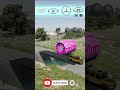 🔥🟨 GOLD or ⬜ IRON Sport Cars🚗VS Barbiev Bollard BeamNG🚗🎮 Shorts!🔥