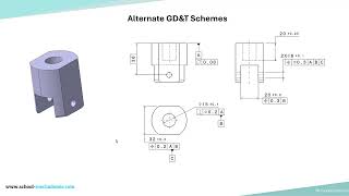 Alternate GD&T Datum Schemes - Case study