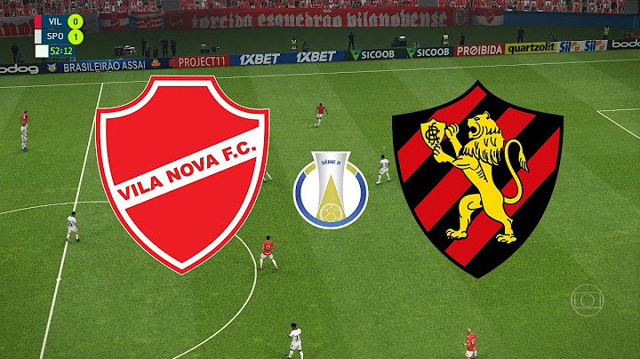 VILA NOVA X SPORT - BRASILEIRÃO SÉRIE B 2019 - 17ª RODADA - 20/08/2019 - PES 2019