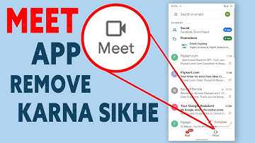 How to remove google meet tab from gmail app | remove meet from gmail sidebar | Disable meet hindi