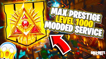 *NEW* BLACK OPS 4 MAX PRESTIGE LEVEL 1000!! MODDED SERVICE! [PS4/PS5]