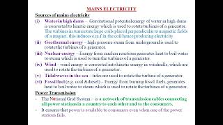 TOPIC 6: MAINS ELECTRICITY: LESSON 1 screenshot 5