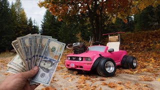 Barbie Mustang With Turbocharged Dirt Bike Engine Is As Crazy As They - DriveSpark