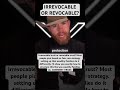 Irrevocable Trust or Revocable Trust? Wealthy Families Use BOTH #xrp #llc #web3security #ripple