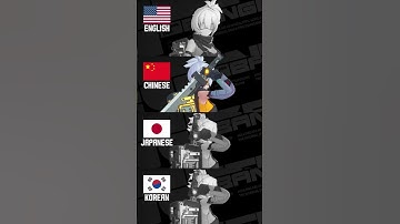 (ENG vs CN vs JP vs KRN) Soldier 11 Voice Actor Comparison #zenlesszonezero #zzzero