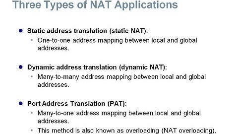 11.1 NAT Operation (CCNA 2: Chapter 11: NAT)