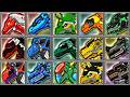 Repair Dino Robot, 15 Dinosaurs: Triceratops Ceratosaurus Compsognathus Gallimimus Spinosaurus T-Rex