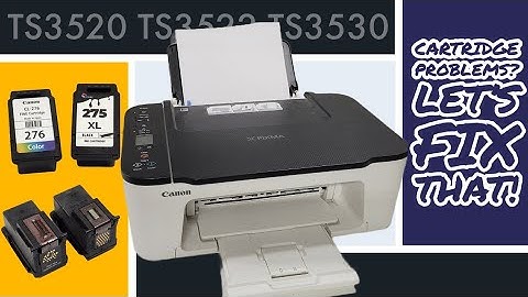 Canon Printer Ink Cartridge Problem Troubleshooting TS3520 TS3522 TS3530 TS3550i