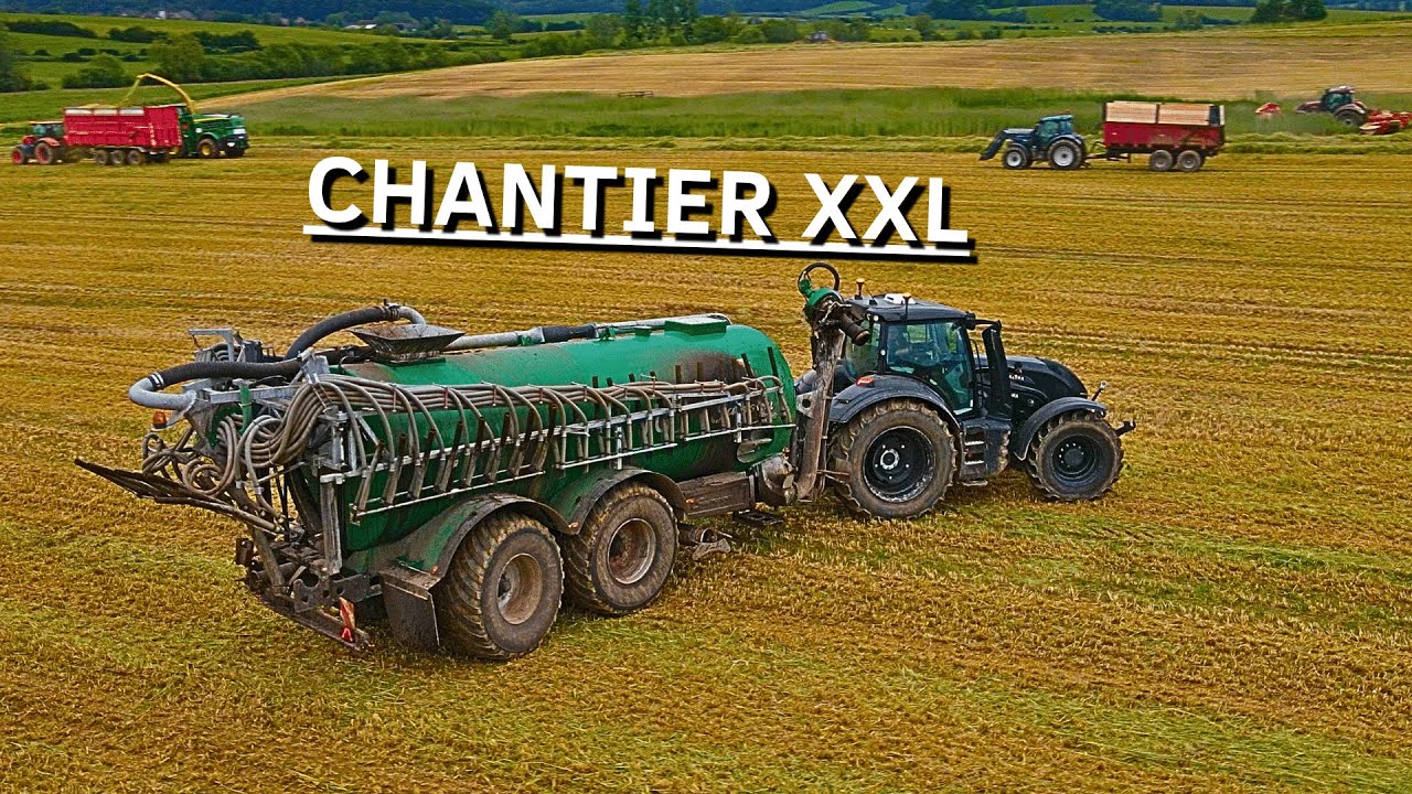 😱 XXL FAUCHAGE, ENSILAGE & EPANDAGE 2024 | 2x Kuhn FC 9330 RA, JOHN DEERE 8400i...
