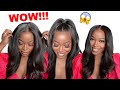 😱Natural Hair SILK PRESS👀🔥DITCH THE SALON💃🏾NEW SCALP Knots lace wig ft Idnhair