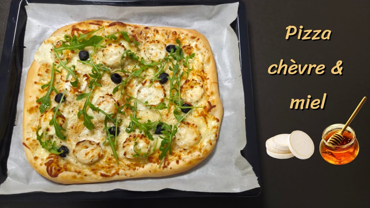 ✨️ PIZZA CHÈVRE ET MIEL 🍕🍯