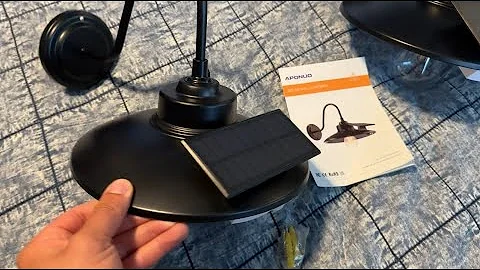 APONUO Solar Barn Wall Lights Review!